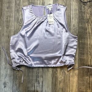 Women's Lavender Sleeveless Top